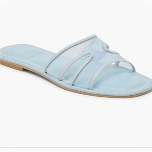 Dolce Vita ice blue mesh flats